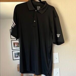 Adidas Black Polo Shirt for Men